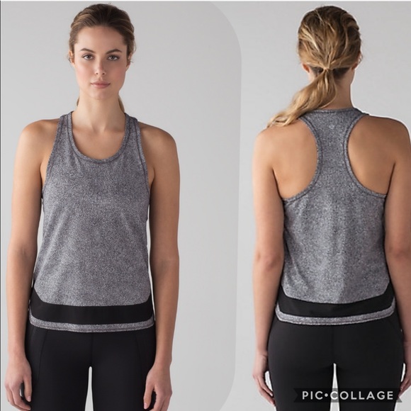 lululemon athletica Tops - Lululemon Smooth Stride Tank 2 Sea Spray Alpine